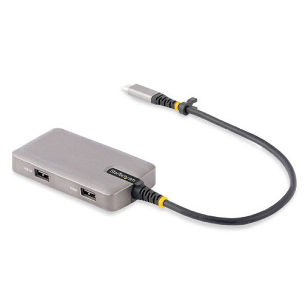 Startech USB-C Multiport Adapter, 4K 60Hz HDMI, 3-Port USB Hub, 100W Power Delivery Pass-Through, Mini Dock, Windows/macOS/ChromeOS