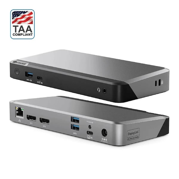 ALOGIC Universal Dual 4K Docking Station with 100W Power Delivery PRIME DX2 Dock