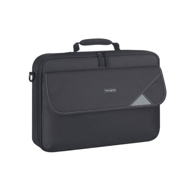 Targus Intellect TBC002AU Carrying Case for 39.6 cm (15.6") to 40.6 cm (16") Notebook - Black, Grey - Polyester Body - Handle, Shoulder Strap - 330 mm Height x 420 mm Width x 80 mm Depth