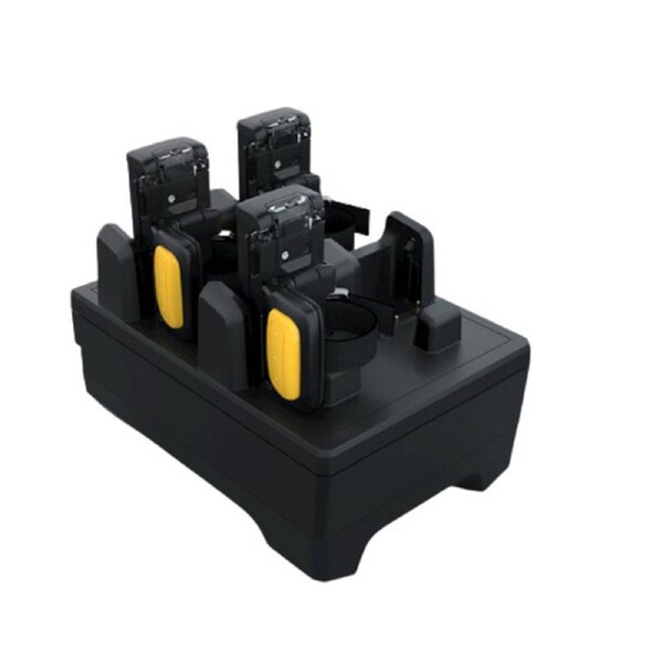 RS5100 4-SLOT RING SCANNER CHARGER ALLOWS CHARGING OF 4 RS5100 RING SCANNERS. REQUIRES PWR-BGA12V50W0WW DC CABLE CBL-DC-388A1-01 AND 3-WIRE GROUNDED COUNTRY SPECIFIC AC LINE CORD SOLD SEPARATELY.