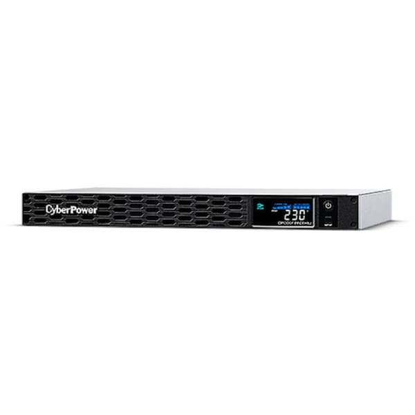 CyberPower PFC Sinewave CP1000EIPFCRM1U Line-interactive UPS - 1 kVA/600 W - 1U Rack-mountable - AVR - 8 Hour Recharge - 2.20 Minute Stand-by - 230 V AC Input - 230 V AC Output