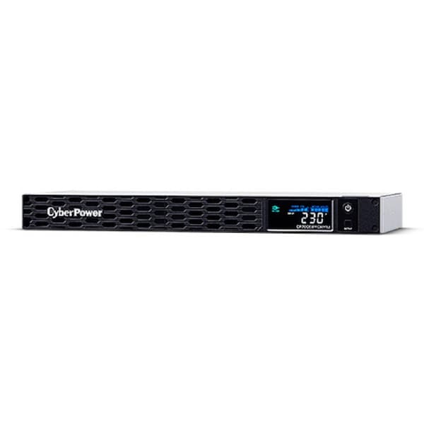 CyberPower PFC Sinewave CP700EIPFCRM1U Line-interactive UPS - 700 VA/420 W - 1U Rack-mountable - AVR - 8 Hour Recharge - 2 Minute Stand-by - 230 V AC Input - 230 V AC Output
