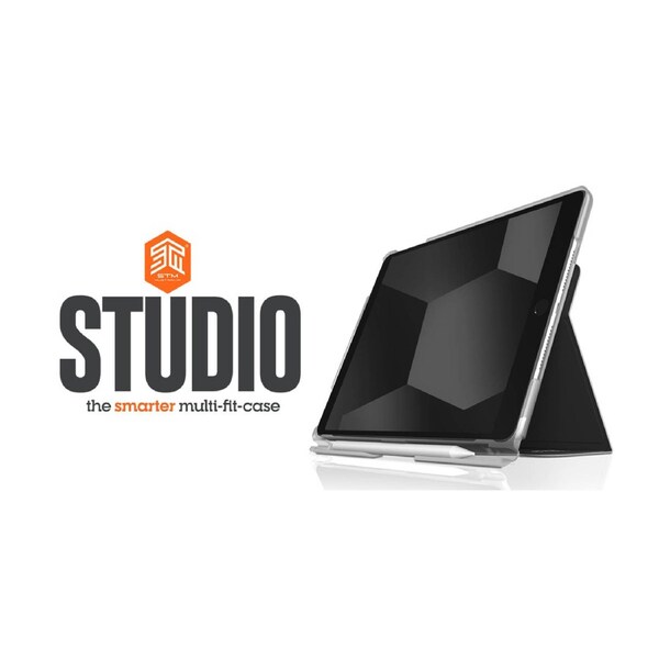 STUDIO for iPad (10th gen) - Grey - Bump Resistant, Scratch Resistant - Polyurethane Body - Microfiber Interior Material - Instant ON/OFF cover - Apple Pencil Gen 2 Storage