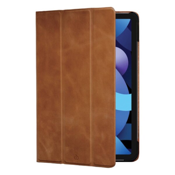RISSKOV handmade leather folio with standfunction for iPad 11inA16 Brown