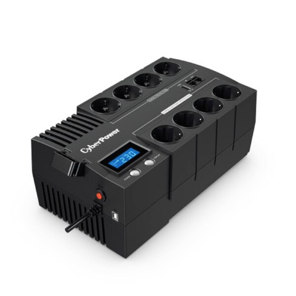 BRIC-LCD 1000VA / 600W LINE INTERACTIVE UPS - 1 12V/8.5AH - 2 YRS ADV. REPLACEMENT WTY INCL. INTERNAL BATTERIES