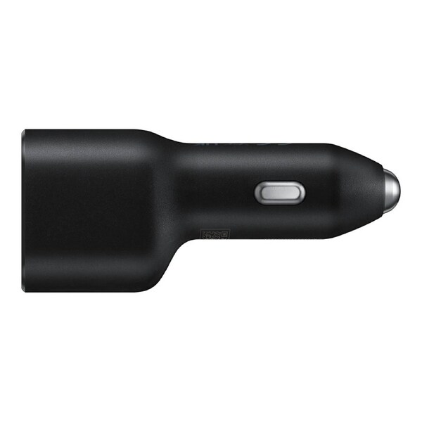 SAMSUNG CAR CHARGER NO CABLE DUAL PORT USB-C MAX 25W & USB-A MAX 15W 1YR