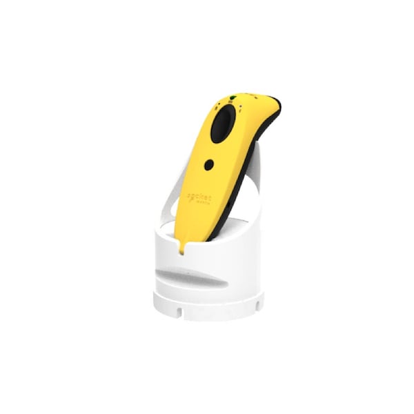 SocketScan S740 Universal Barcode Scanner (Yellow) with Charging Dock (White)
