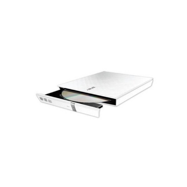 SDRW-08D2S-U LITE DVD-Writer - External - White - DVD-RAM/R/RW Support - 24x CD Read/24x CD Write/16x CD Rewrite - 8x DVD Read/8x DVD Write/8x DVD Rewrite - USB 2.0