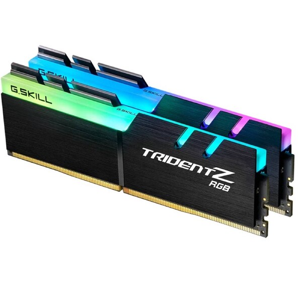 G.SKILL Trident Z RGB RAM Module - 16 GB (2 x 8GB) - DDR4-3600/PC4-28800 DDR4 SDRAM - 3600 MHz - CL18 - 1.35 V - Non-ECC - Unbuffered - 288-pin - DIMM - Lifetime Warranty