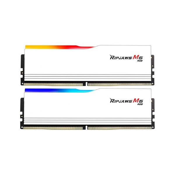 G.SKILL Ripjaws M5 RGB RAM Module for Computer, Motherboard - 64 GB (2 x 32GB) - RGB - DDR5-6400/PC5-51200 DDR5 SDRAM - 6400 MHz - CL32 - 1.40 V - Non-ECC - Unbuffered - Lifetime Warranty