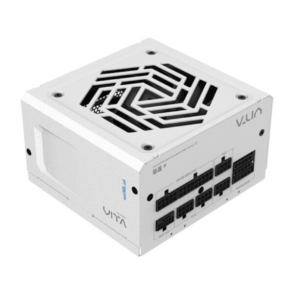 FSP VITA GM 850W PSU complies with ATX 3.1, supports PCIe 12V-2x6, features Gold certification, LLC Resonant-converter Topology, Japanese capacitors, fully modular design, and safety protections
