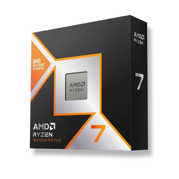 AMD Ryzen 7 9850X3D (Base: 4.7GHz, Boost: 5.6GHz / 104MB Cache / AM5 / 8 Core / 16 Threads / 120 Watt, No Heatsink Fan / Granite Ridge)