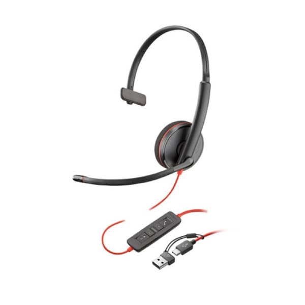 Poly BW 3210 Mono USB-C HS +USB-C/A