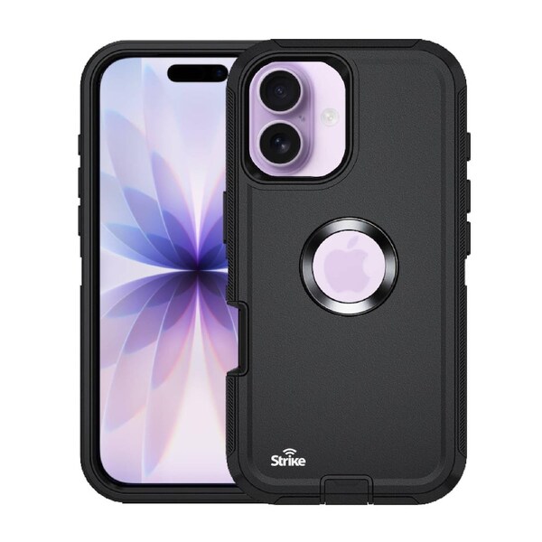Strike Rugged Case For Apple iPhone 17 (Black)