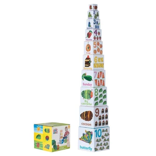 Eric Carle Stackable Learning Building Blocks Educational Kids Age 6 months+