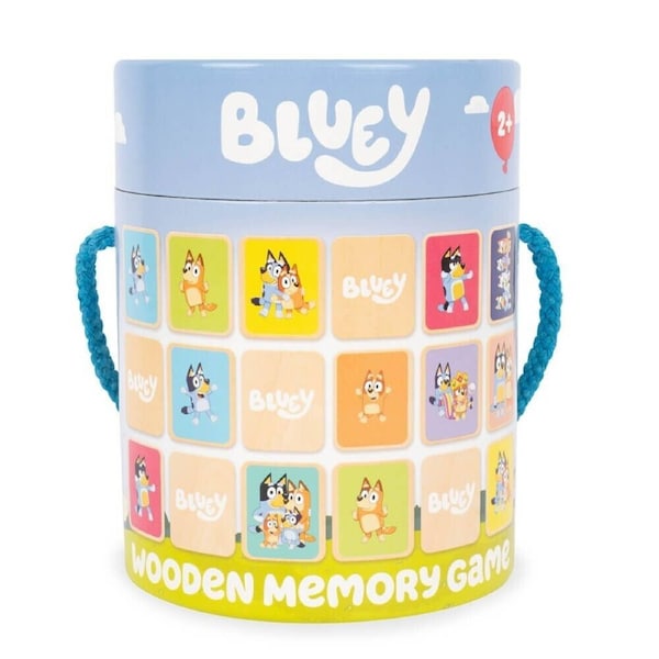 Bluey Wooden Memory Game Family Friendly Fun Ages 3+