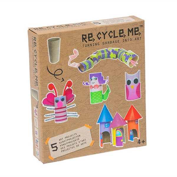 Recycle Me Environmentally Sustainable Kids Arts & Crafts Cute Project Kit