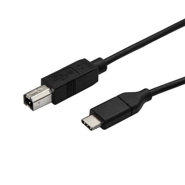 StarTech 3m 10 ft USB C to USB B Printer Cable - M/M - USB 2.0 - USB C to USB B Cable - USB C Printer Cable - USB Type C to Type B Cable - Cable for Printer, Scanner