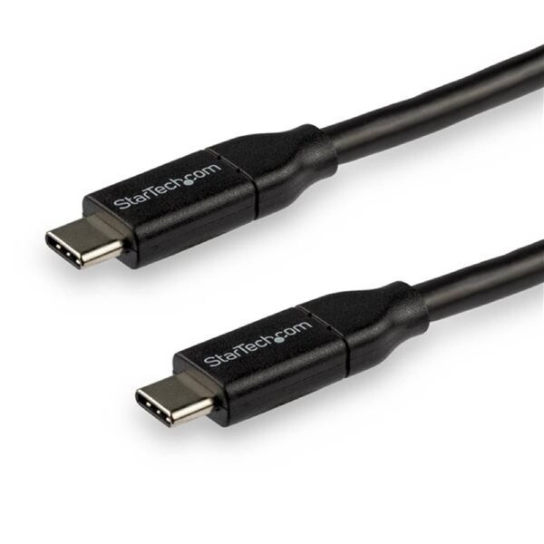 StarTech 3m 10 ft USB C to USB C Cable w/ 5A PD - M/M - USB 2.0 - USB-IF Certified - USB Type C Cable - USB C Charging Cable - USB C PD Cable - Power your USB Type-C devices - 3m USB C to USB C Cable