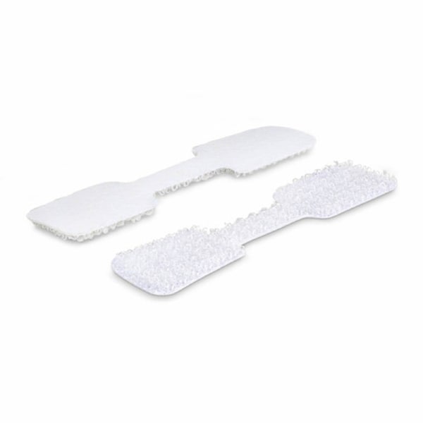 StarTech 3.5in (9cm) Cable Labels, 100 Pack, White, Hook-to-Hook Cable Tags, Write-On Cord Labels for Cable Management, Cord Identification