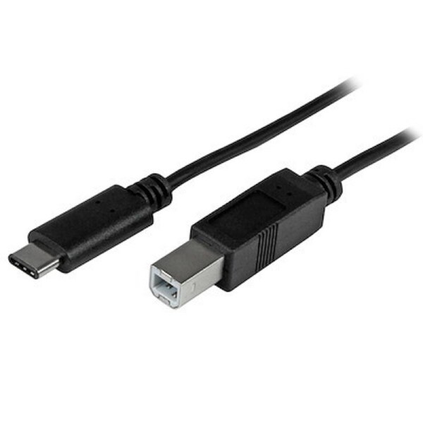 StarTech USB C to USB B Printer Cable - 3 ft/ 1m - USB C Printer Cable - USB C to USB B Cable - USB Type C to Type B - Cable for Printer - First End: 1 x 4-pin USB 2.0 Type B - Male