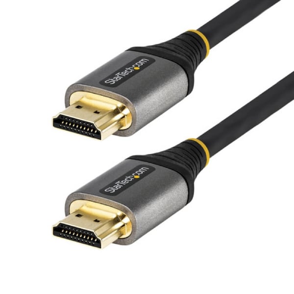 StarTech 20in (50cm) HDMI 2.1 Cable, Certified Ultra High Speed HDMI Cable 48Gbps, 8K 60Hz HDR10+, 8K HDMI Cord, TV/Monitor/Display