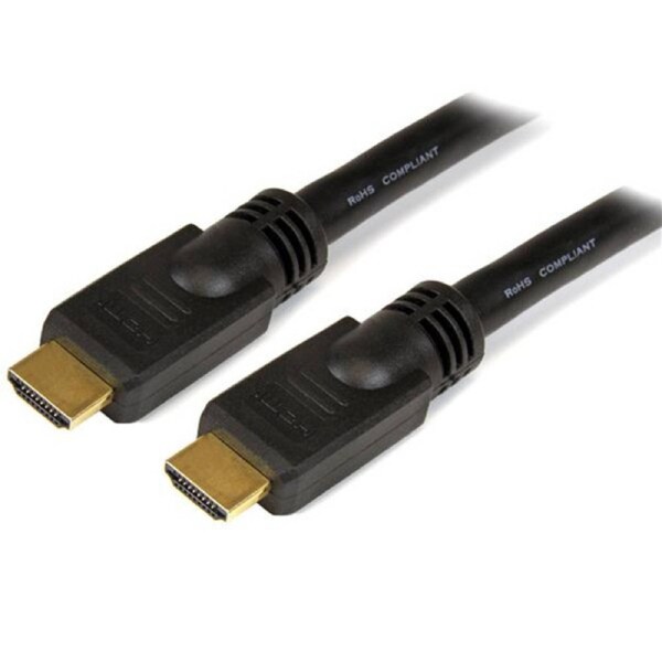 StarTech 15m High Speed HDMI Cable M/M - 4K @ 30Hz - No Signal Booster Required - HDMI to HDMI - Audio/Video - Gold-Plated