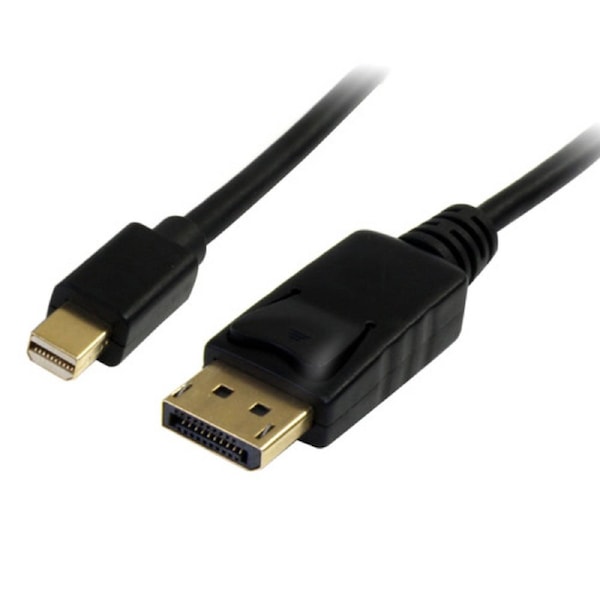 StarTech 3m (10ft) Mini DisplayPort to DisplayPort 1.2 Cable, 4K x 2K mDP to DisplayPort Adapter Cable, Mini DP to DP Cable 10ft (3m) Mini DisplayPort to DisplayPort 1.2 Cable, 4K x 2K mDP to