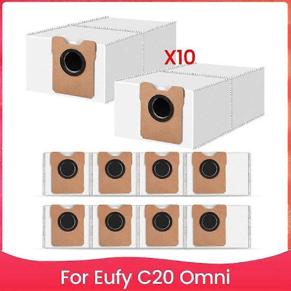 Dust Bags for C20 Omni, Compatible C20 Bags, C10 Auto-Empty Bags & Long-Lasting Accessories Parts