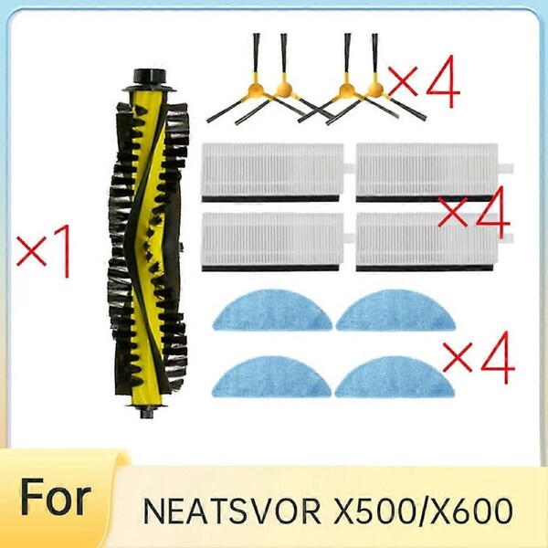 13 Pcs for X500/X600 Robot Vacuum Self Emptying Robot Vacuum Cleaner Parts Replacement
