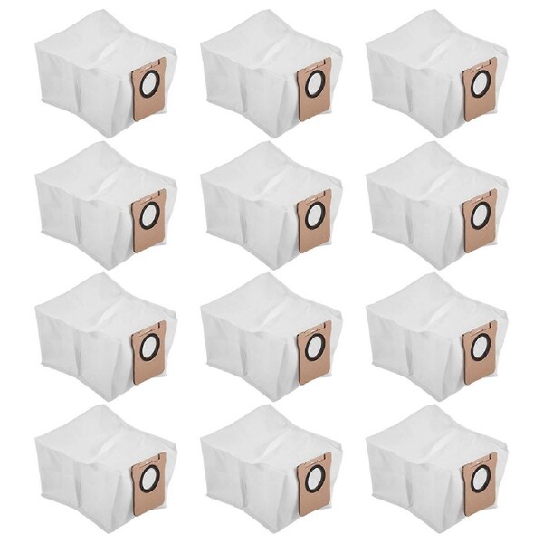 12pcs Fit for Robot Vacuum X20+/X20 Plus Replacement Parts Accessories Dust Bag