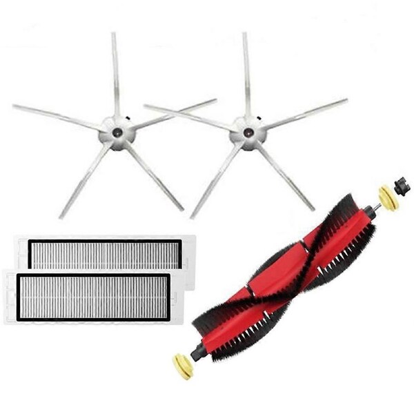 for Detachable Main Brush,5 Arms Silicon Side Brush Roll Brush for S6 S50 S5Max S6 MaxV S4 E4