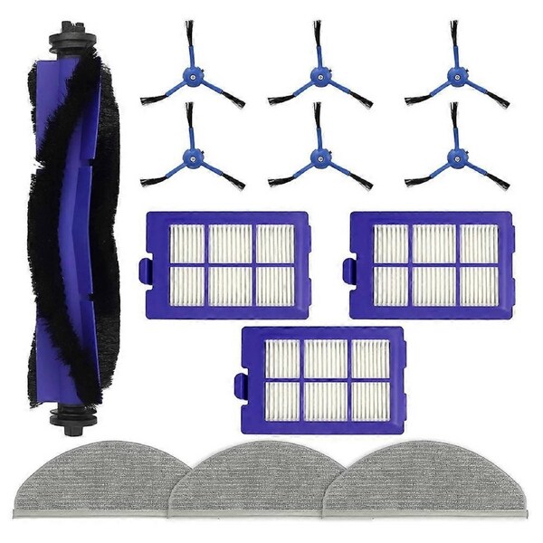 For RoboVac X8/ X8 Hybrid/ X8 Pro Robot Vacuum Cleaner Main Side Brush Hepa Filters Mop Cloth Repla