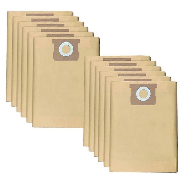 12Pack DXVA19-4101 Dust Bag for 6-10 Gallon Wet/Dry Shop Vacuums DXV06P DXV09P DXV10P DXV10S DXV10S