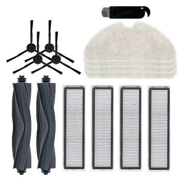 For D10S / D10S Pro Robotic Vacuum Cleaner Main Side Brush Accessories Hepa Filter Mop Cloth Rags S