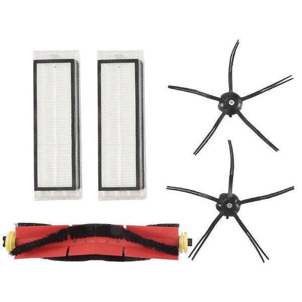 5 Set Compatible for S5 Max S6 S60 S5 S50 T6 Mop Black Side Brush Accessories