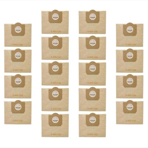 18Pcs Dust Bags for WD3 WD3300 MV3 SE4001 SE4002 6.959-130 A2200 A2500 A2600 A2900 Vacuum Cleaner G
