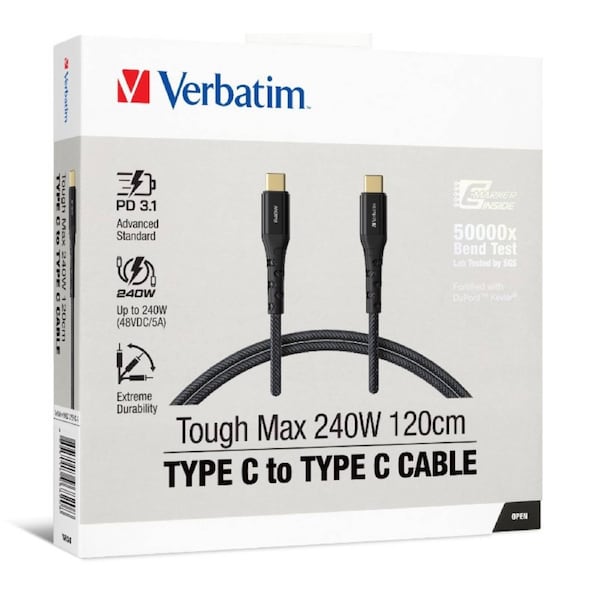 Verbatim 1.20 m USB-C Data Transfer Cable