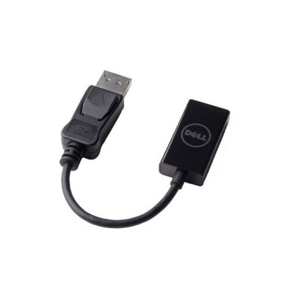 Dell DisplayPort (M) to HDMI (F) 2.0 (4K) - First End: 1 x DisplayPort Digital Audio/Video - Male - Second End: 1 x HDMI 2.0 Digital Audio/Video - Female - Supports up to3840 x 2160