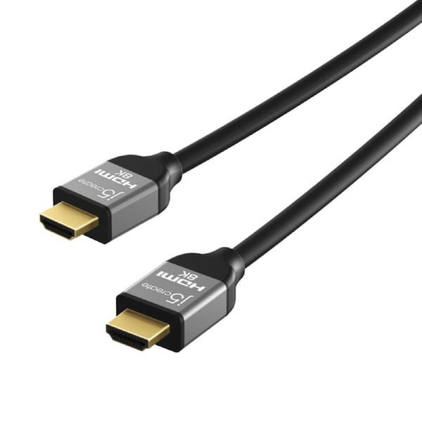 j5create JDC53L10 1 m HDMI A/V Cable - 1 - Cable for Video Card, Audio/Video Device, Display, Wireless Device, Media Player, Phone, A/V Receiver, Soundbar, Gaming Console, Monitor, TV