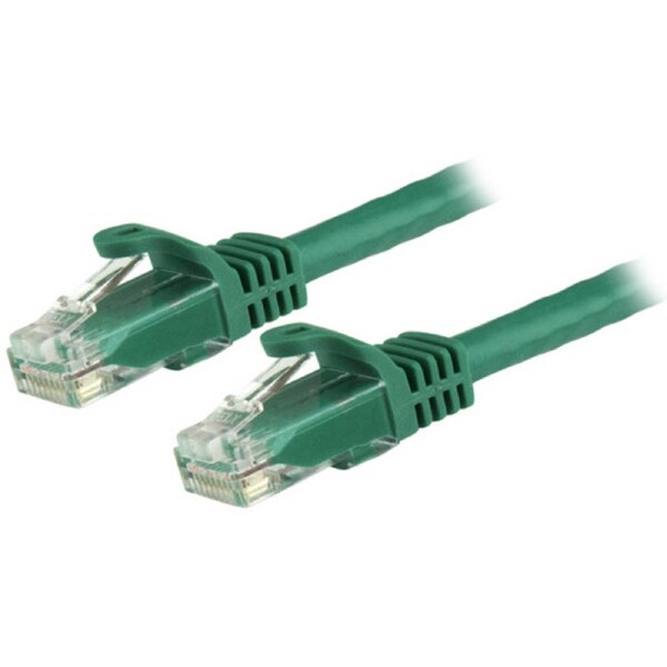 StarTech 5m CAT6 Ethernet Cable - Green Snagless Gigabit - 100W PoE UTP 250Mhz Category 6 Patch Cord UL Certified Wiring/TIA