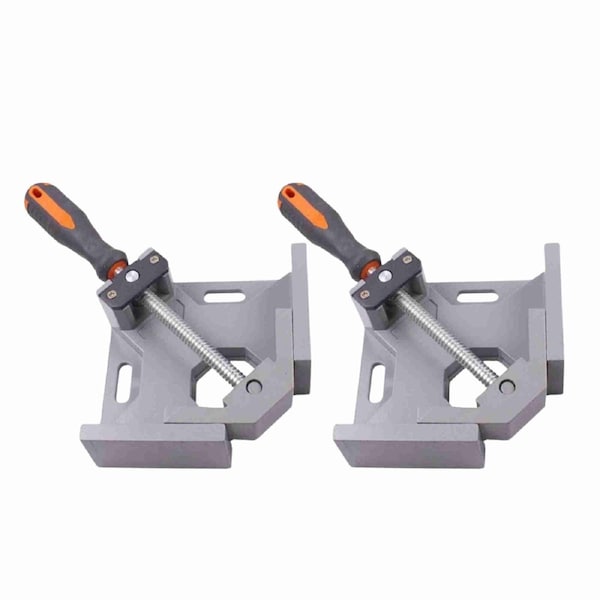 2pcs 90 Right Angle Clamp Woodworking Clamps Vice Holder Wood Metal Welding