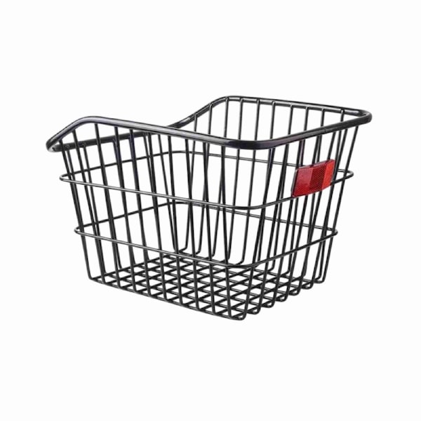 Bike Rear Basket Bicycle Back Schoolbag Holder Rear Mounted Bike Storage Carrier