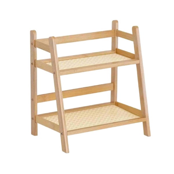 Multi Tier Desktop Storage Shelf Organizer Rack For Home Office and Study Use