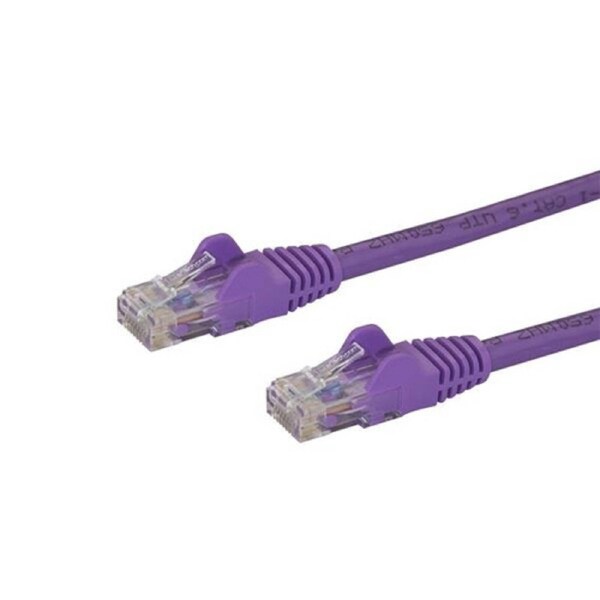 StarTech 3m CAT6 Ethernet Cable - Purple Snagless Gigabit - 100W PoE UTP 250Mhz Category 6 Patch Cord UL Certified Wiring/TIA