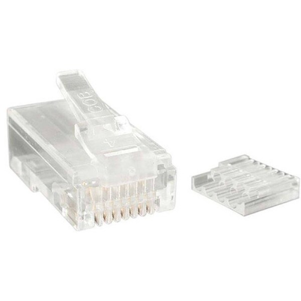 Startech Cat 6 RJ45 Stranded Modular Plug Connector - 50 Pack - 1 x RJ-45 Network Male - Clear