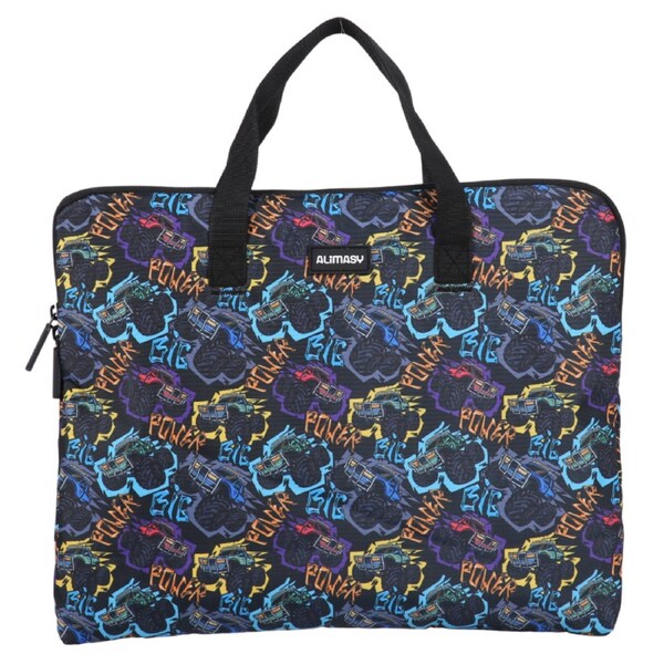 Alimasy Monster Truck Library Bag