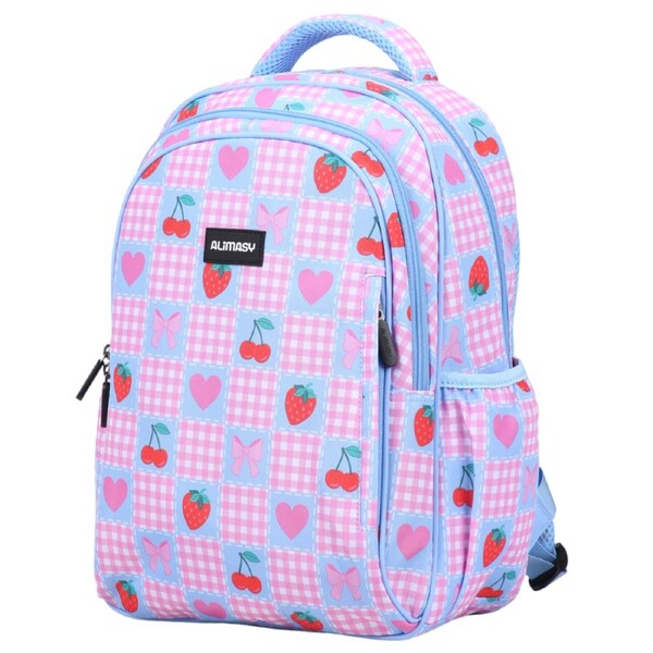 Alimasy Pretty Gingham Midsize Kids Backpack
