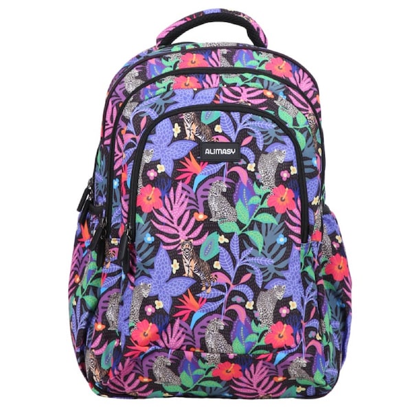 Alimasy Tropical Chaos Large School Backpack