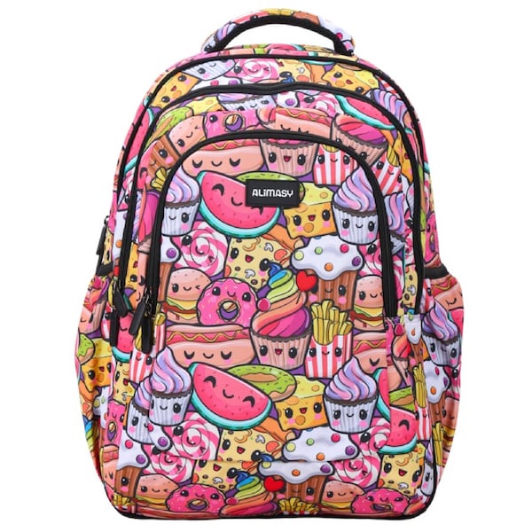 Alimasy Cute Treats Large School Backpack